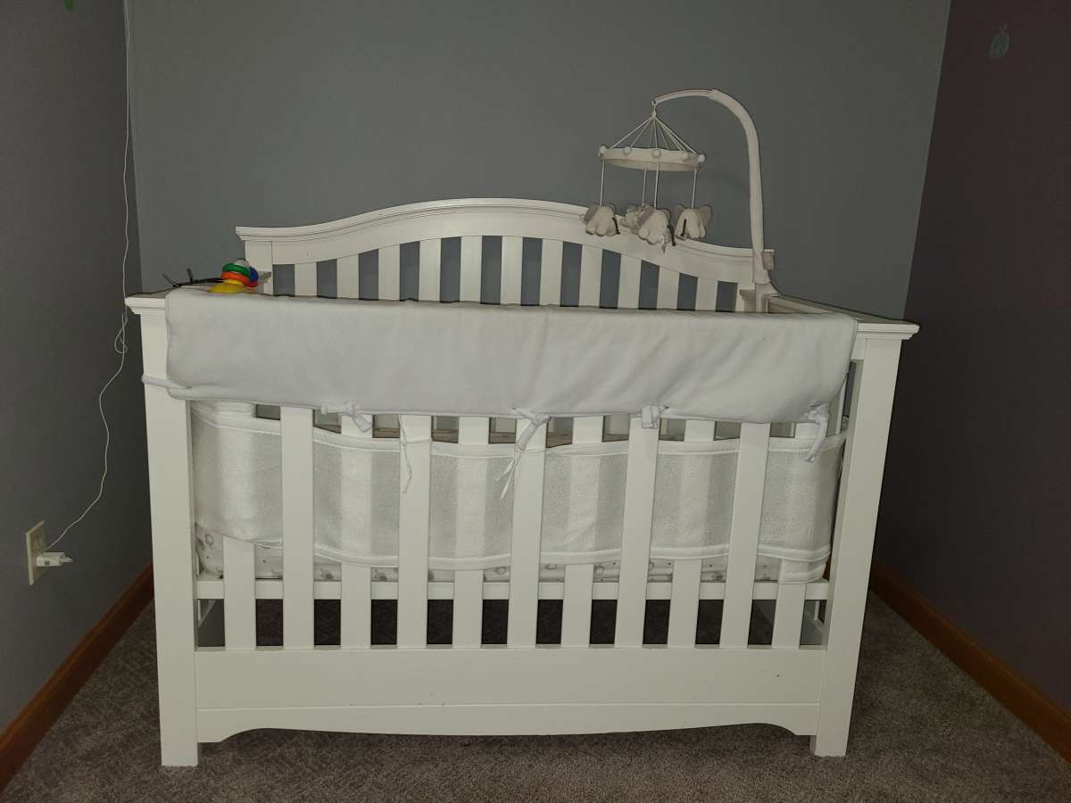 White Baby Crib