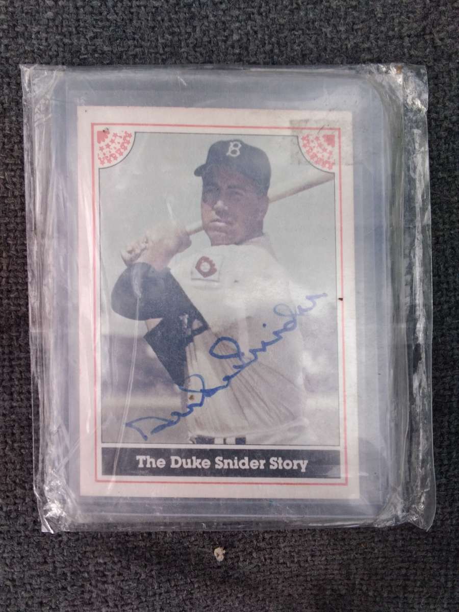 Brooklyn dodgers Duke Snider story 1952