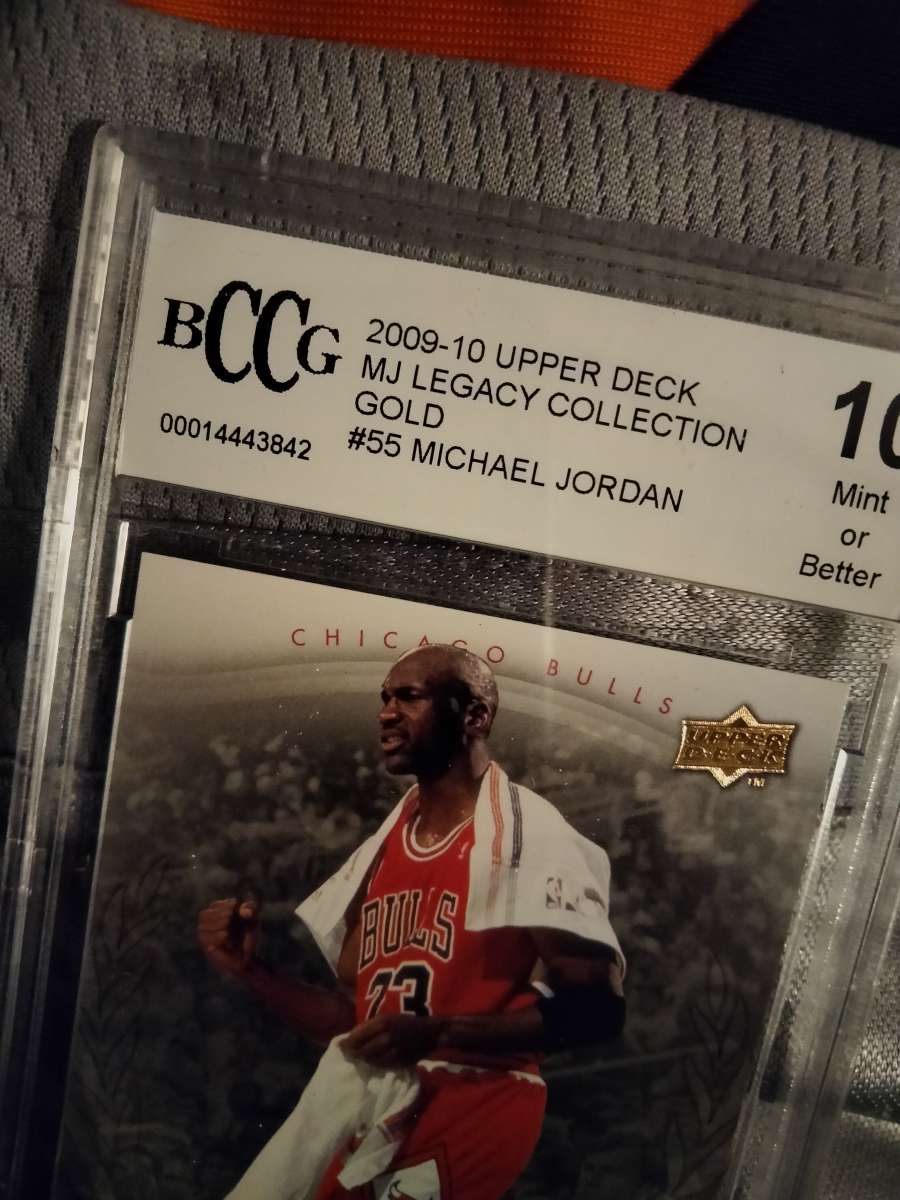 Michael Jordan graded basketball card BCCG 10