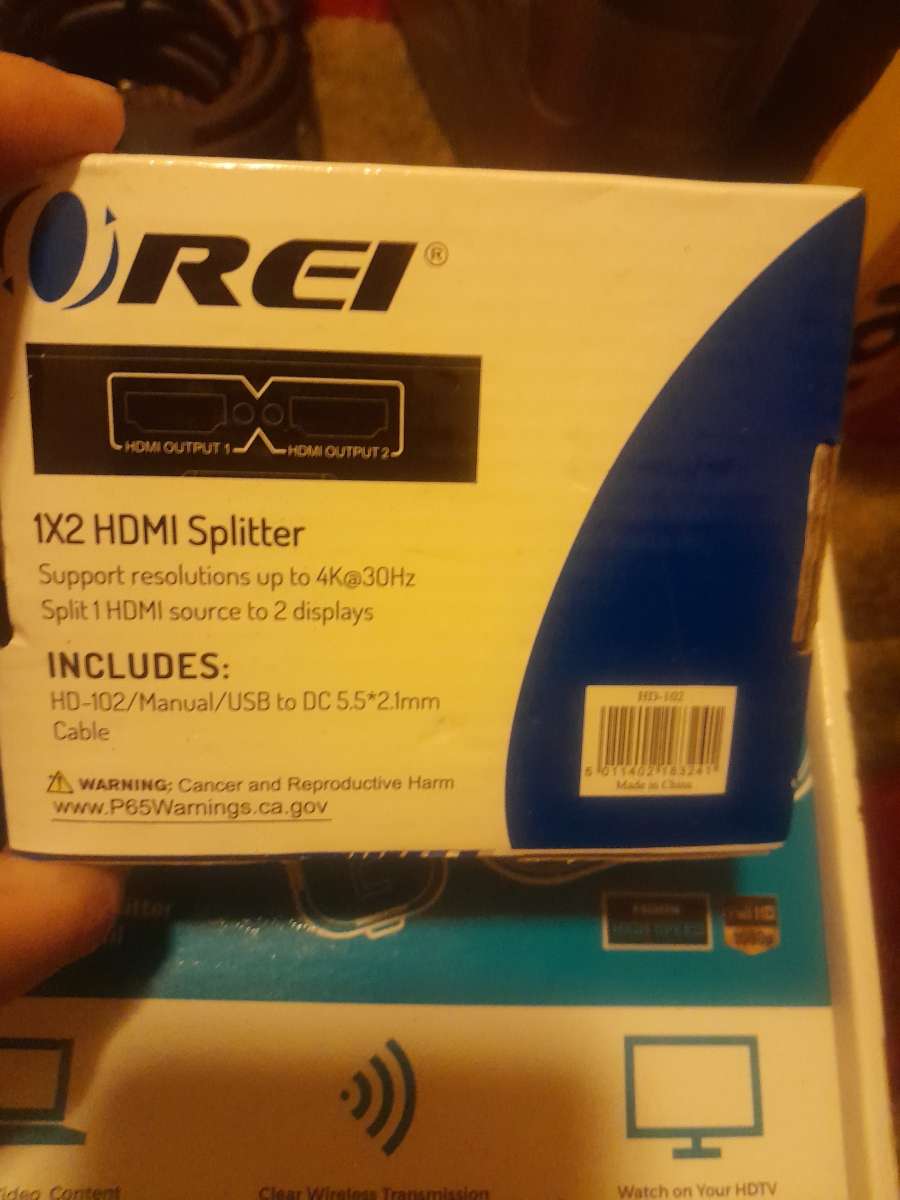 REI 1x2 HDMI splitter
