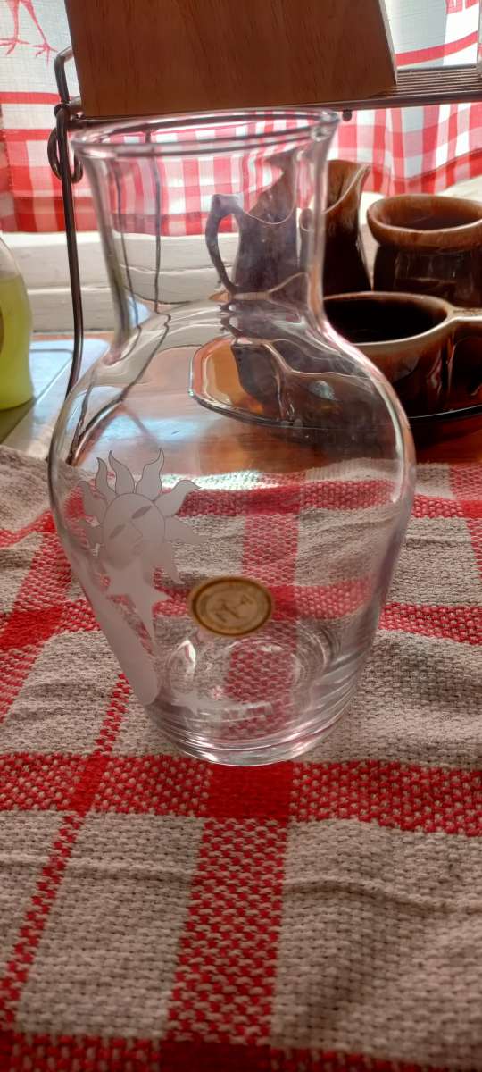 made in Turkey crystal vase