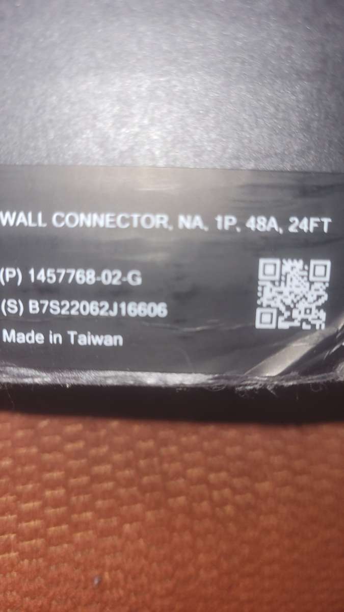 Tesla wall connector