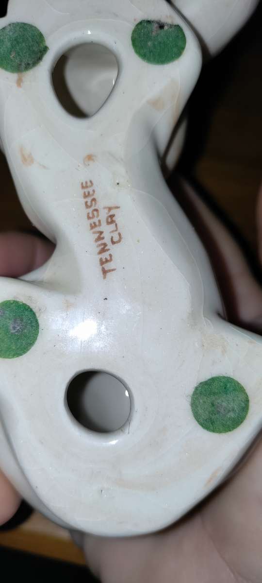 vintage Tennessee clay mouse figurine