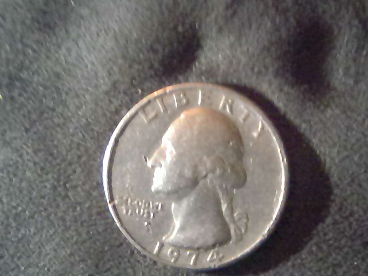 1974 Washington Quarter very unique
