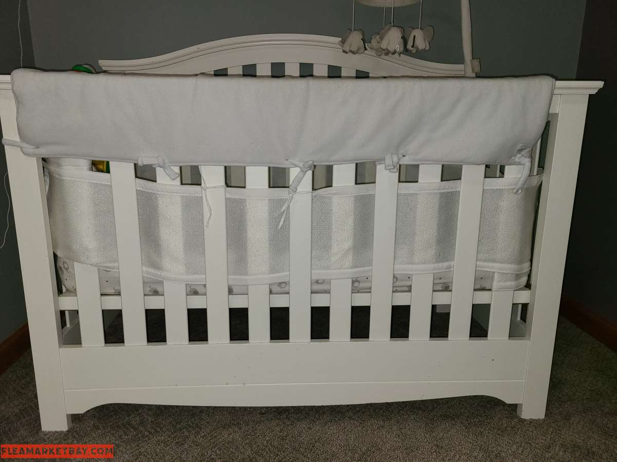 White Baby Crib