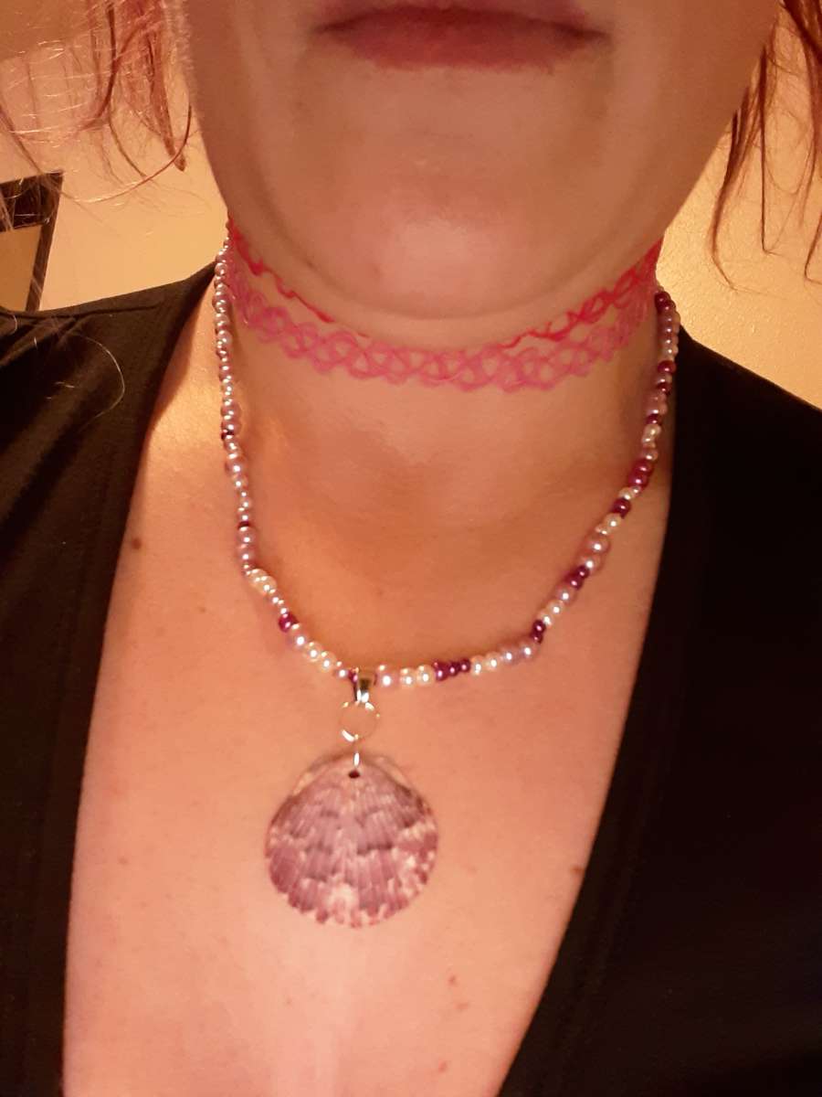 very cute shell picked from the florida ocean necklace