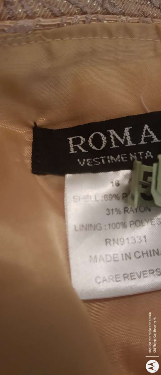 2 Pc Womens Roma embossed classy suit