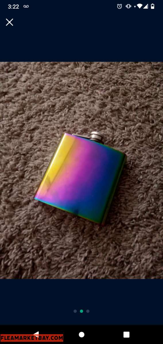 Neocrhrome Stainless Steel 6oz Flask