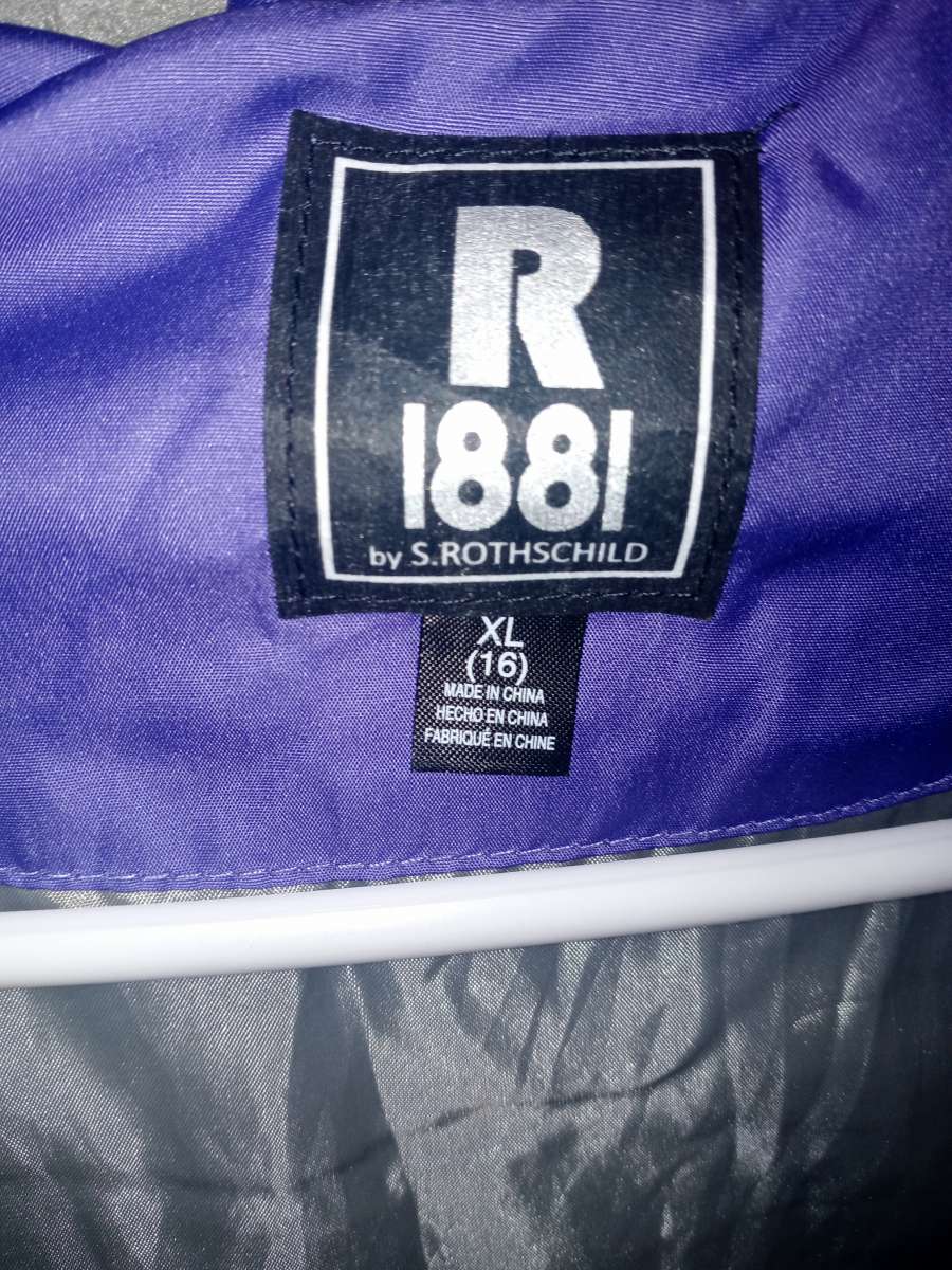 Girls Purple Puffer Jacket