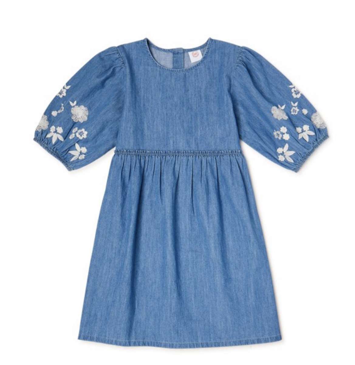 Wonder Nation Girls Balloon Sleeve Dress