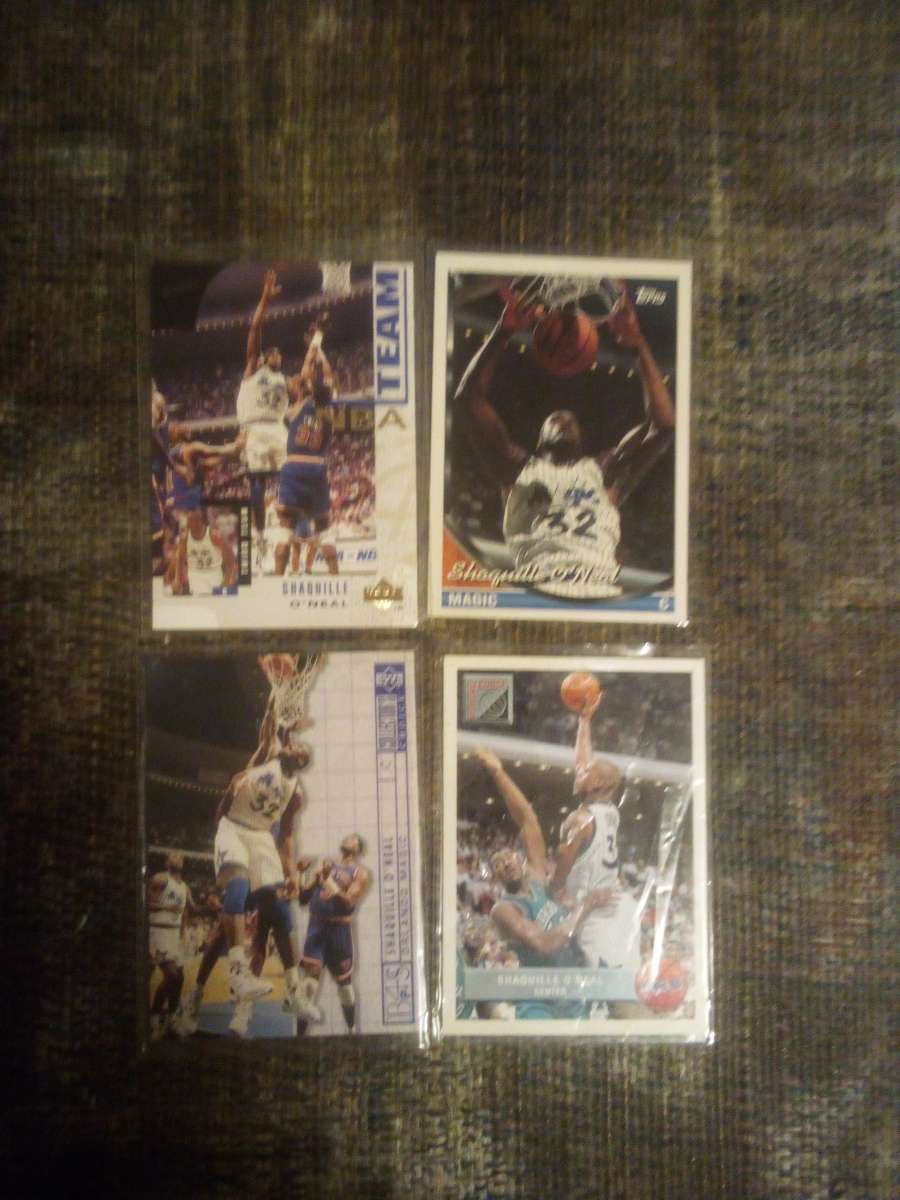 four shag rookie cards in excellent condition
