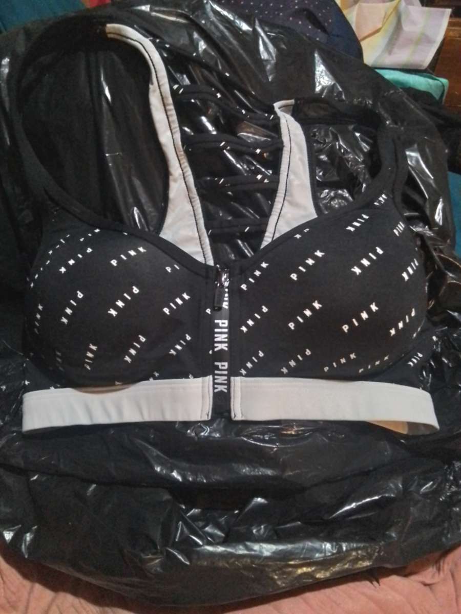 woman Victoria secret push up sports bra
