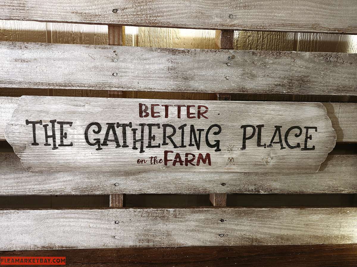The Gathering Place Wood Sign