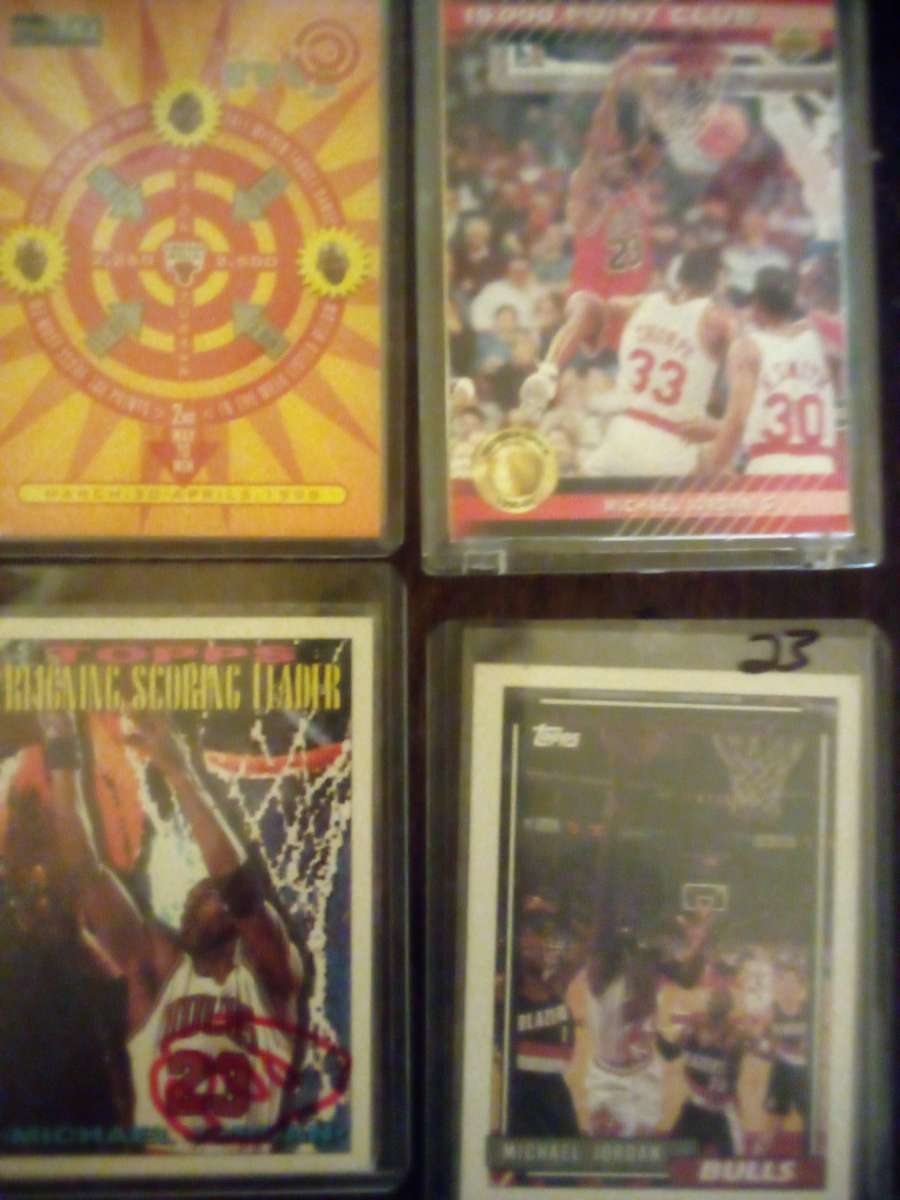 four mj cards in excellent condition