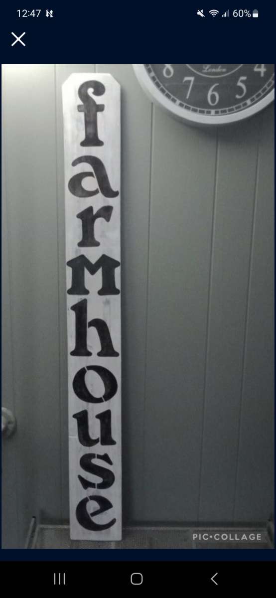 Farmhouse Wood Sign