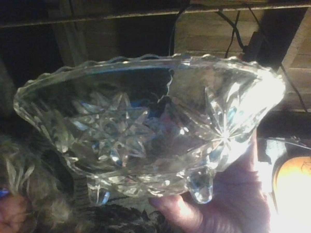 Cut Crystal Dish