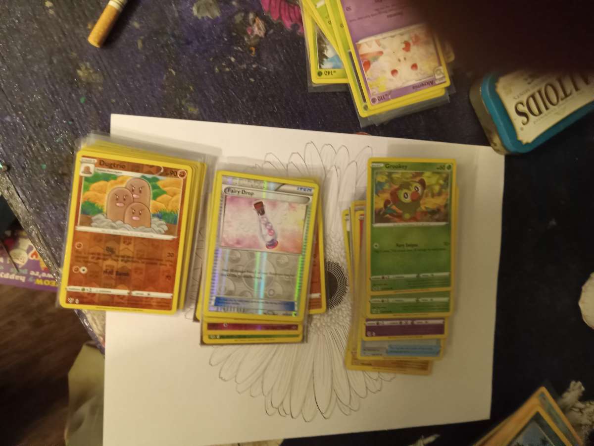 holographic and rare Pokmon cards