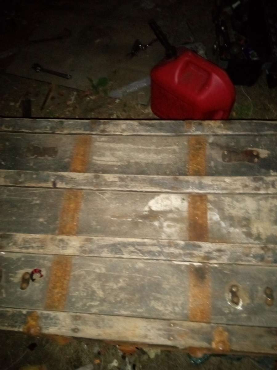 vintage Victorian trunk