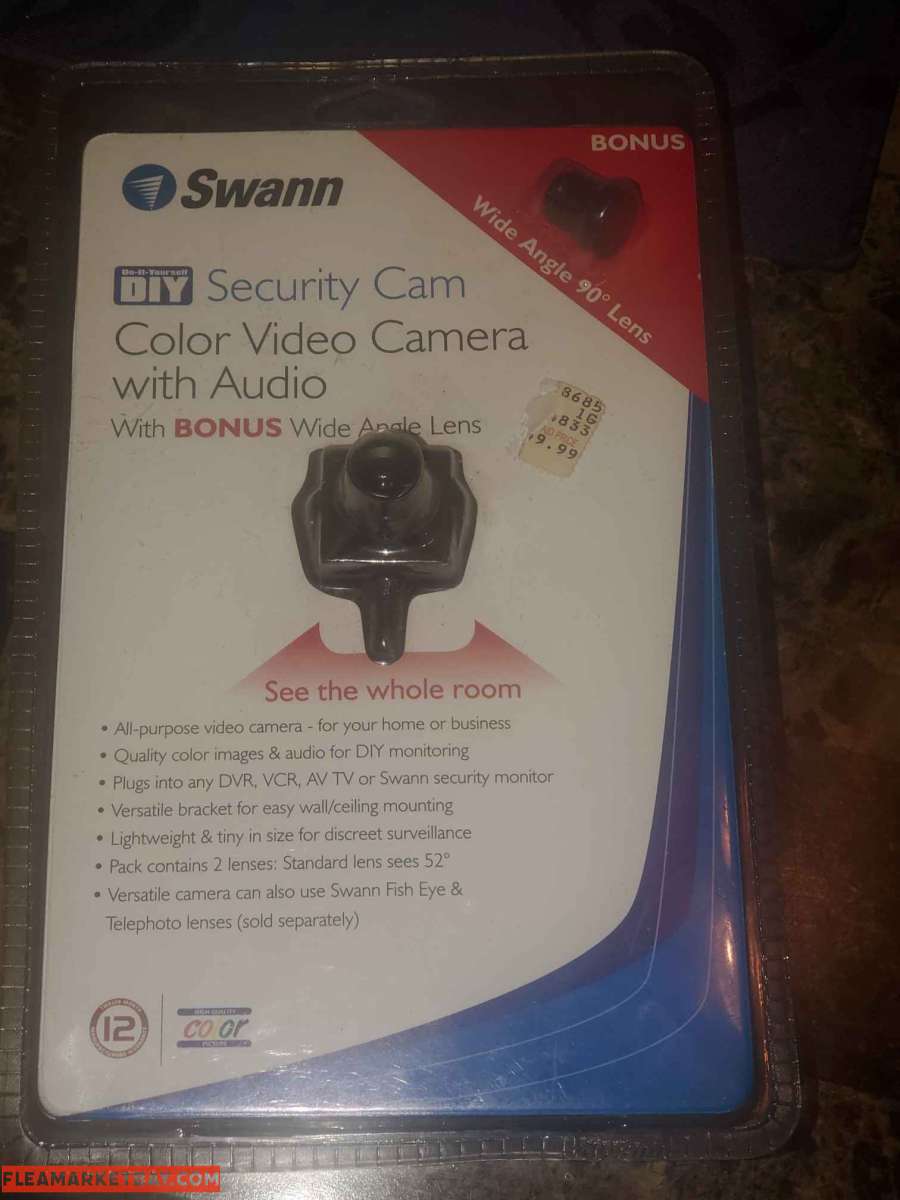Swann Color Video Camera With Audio