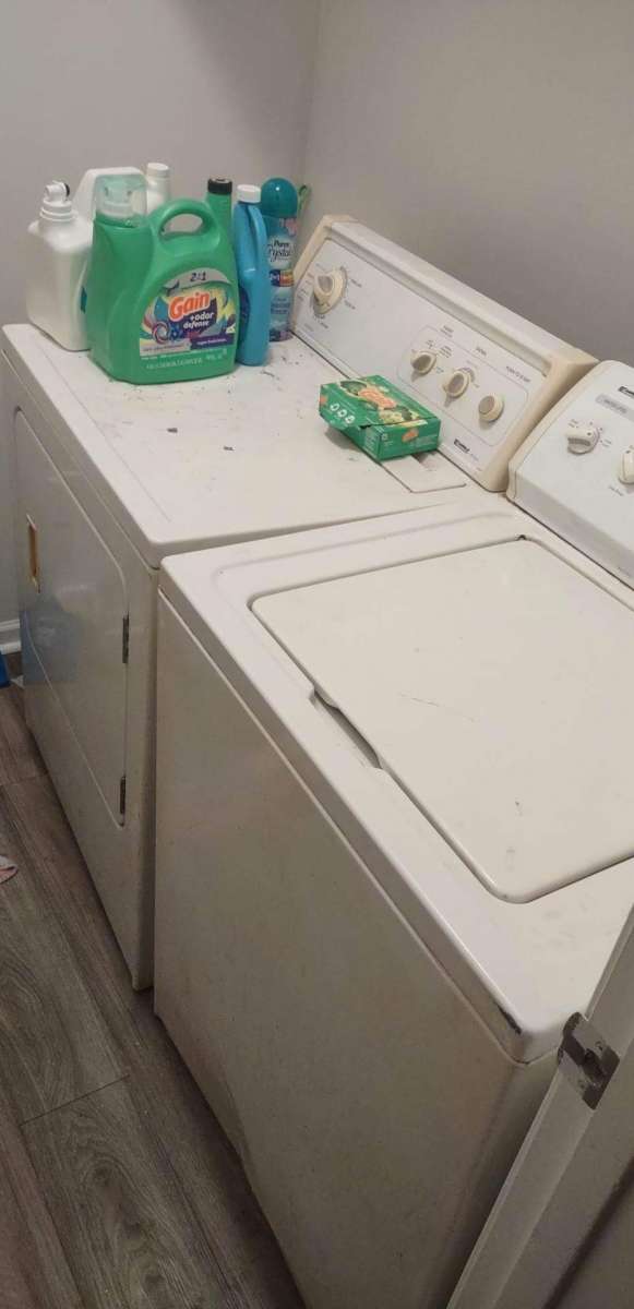 washer and dryer