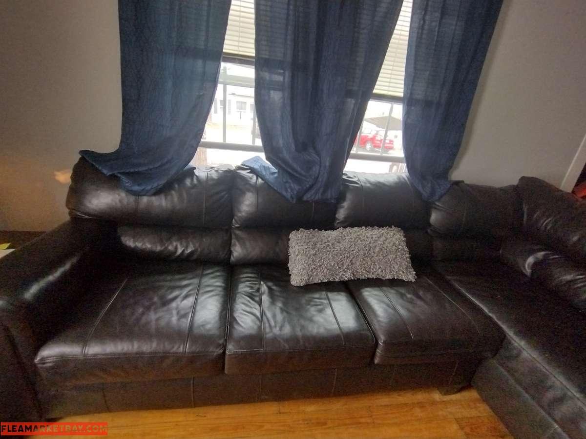 leather sectional