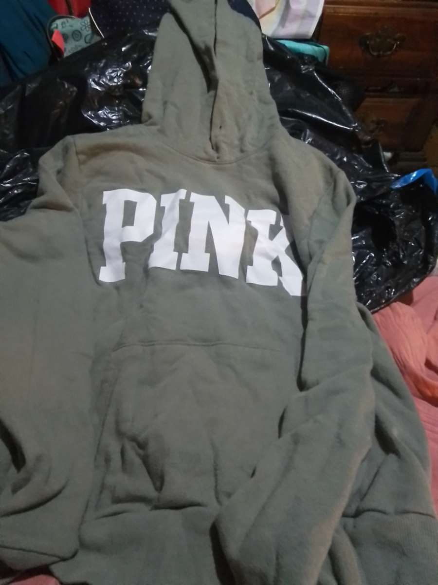woman pink hoodie
