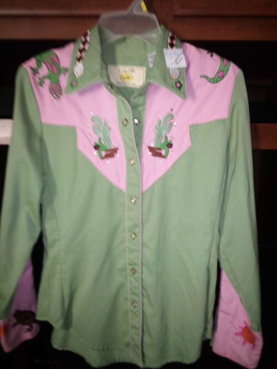lizard western shirt