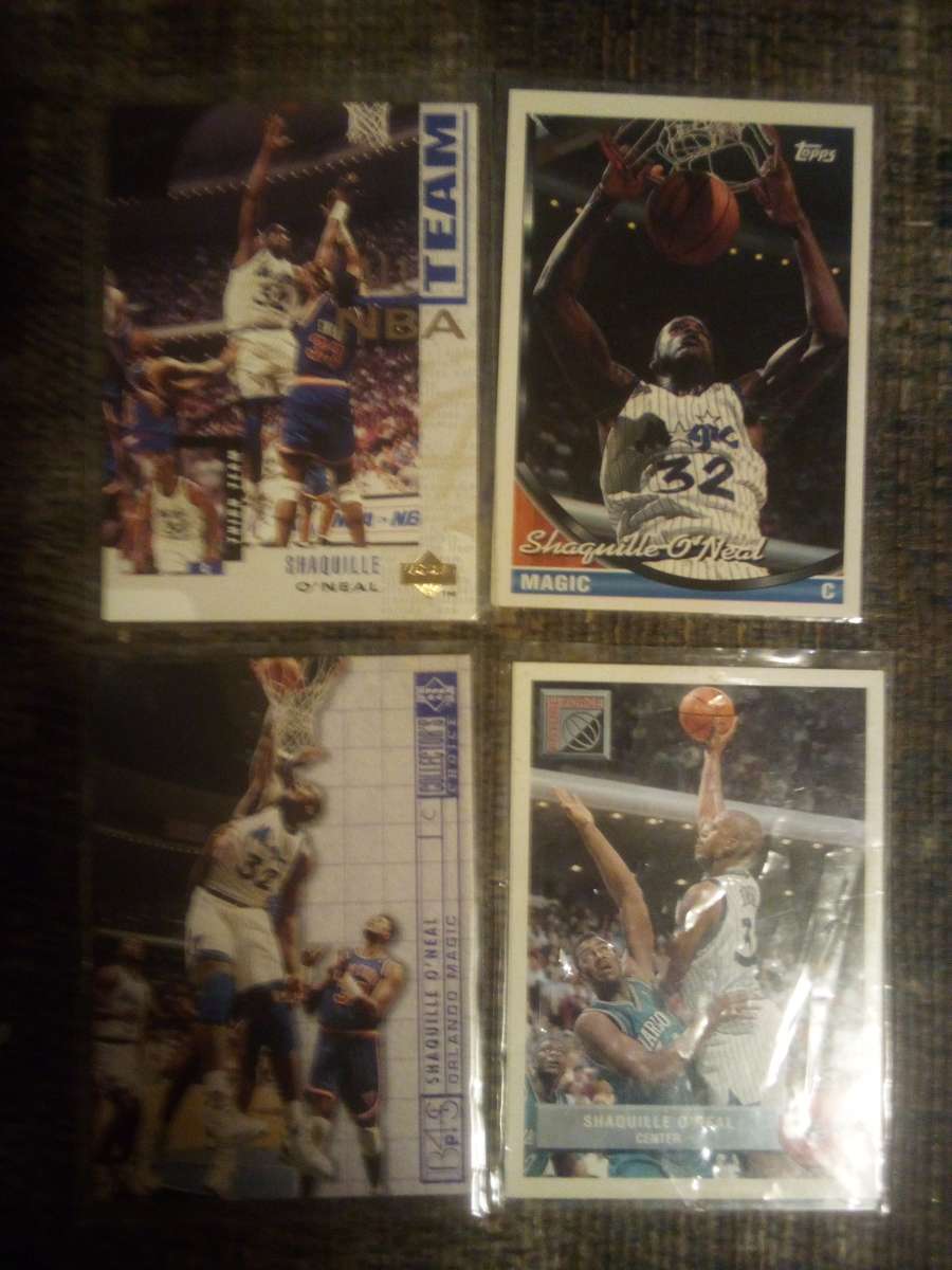 four shag rookie cards in excellent condition