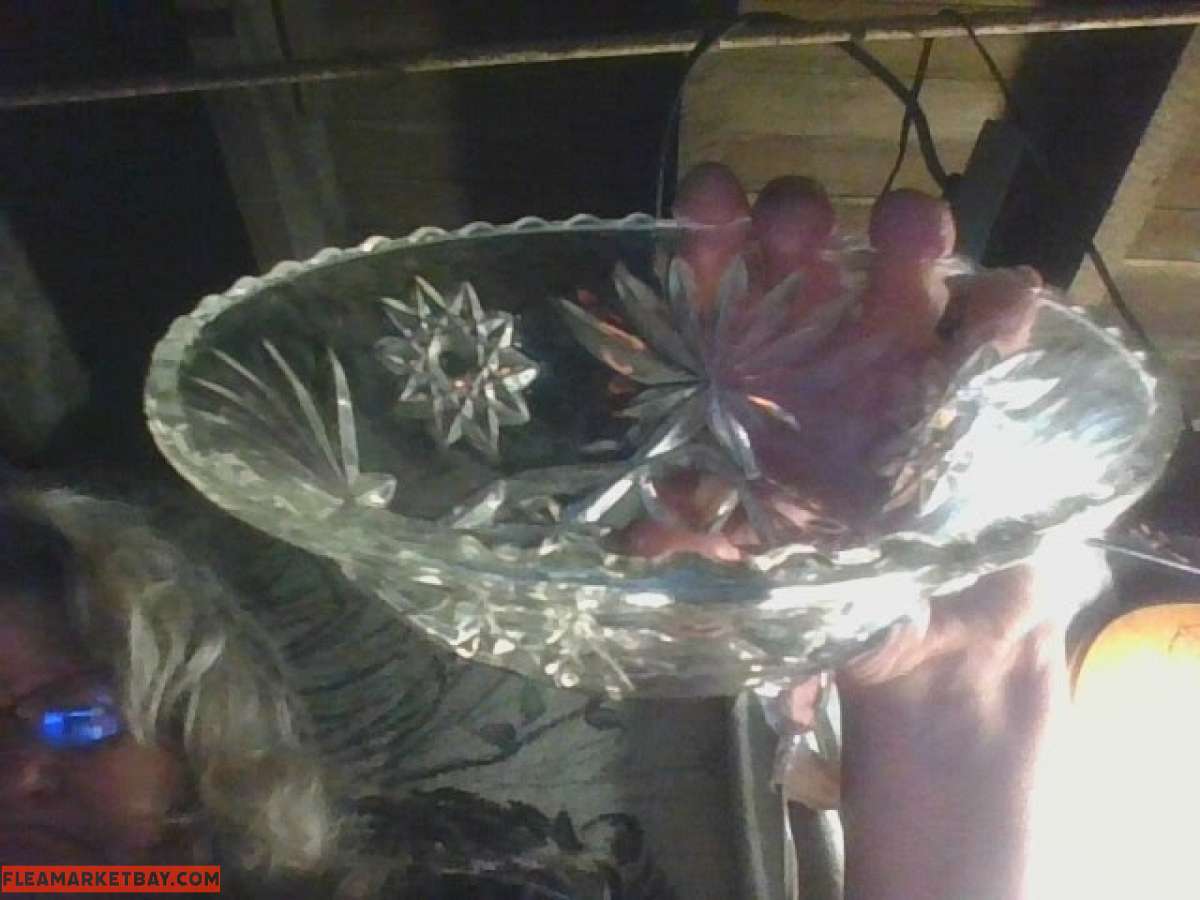 Cut Crystal Dish