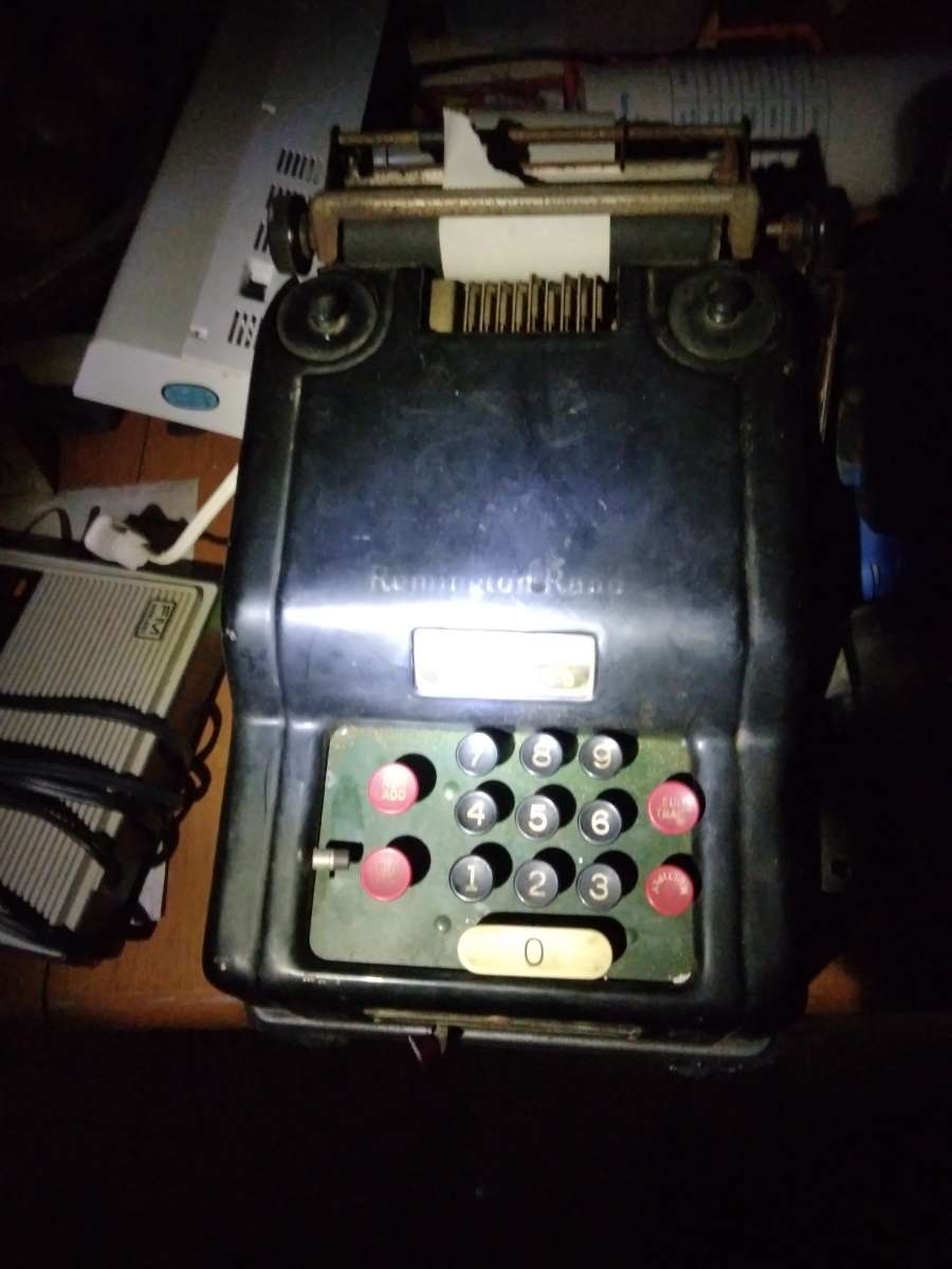 old adding machine