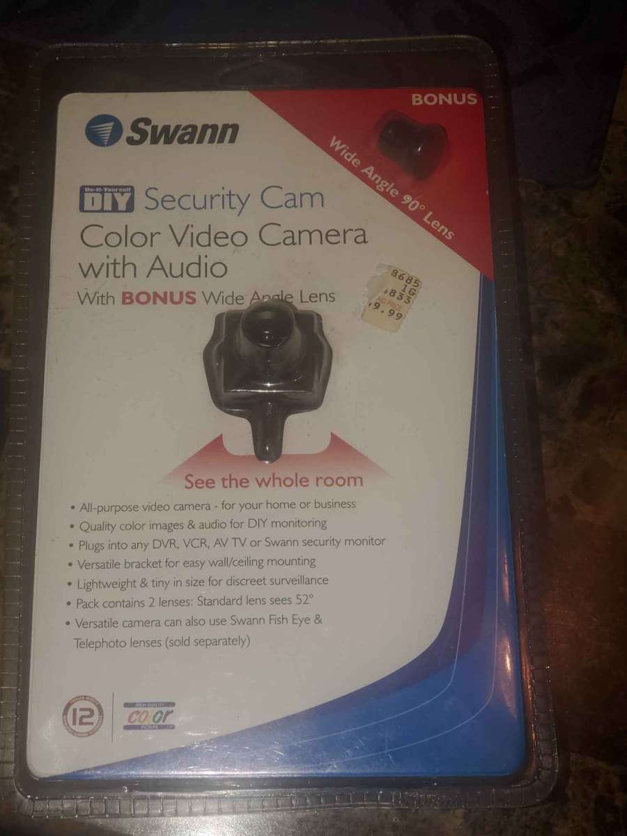 Swann Color Video Camera With Audio