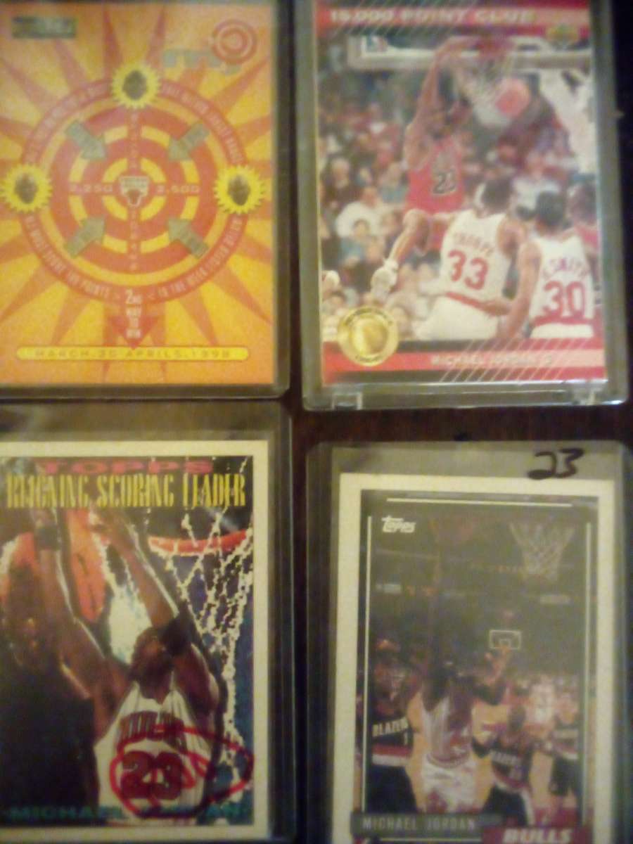 four mj cards in excellent condition