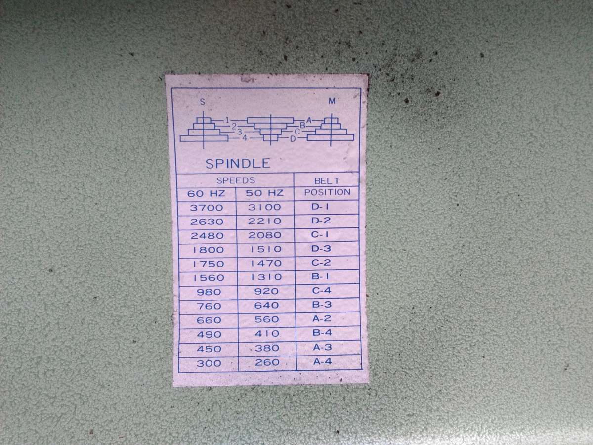 I Im Mac Cummins drill press 12 speed 1983 very good conditi