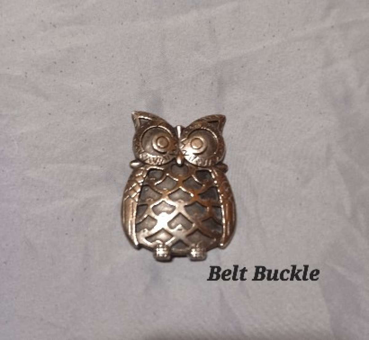 owl belt buckle