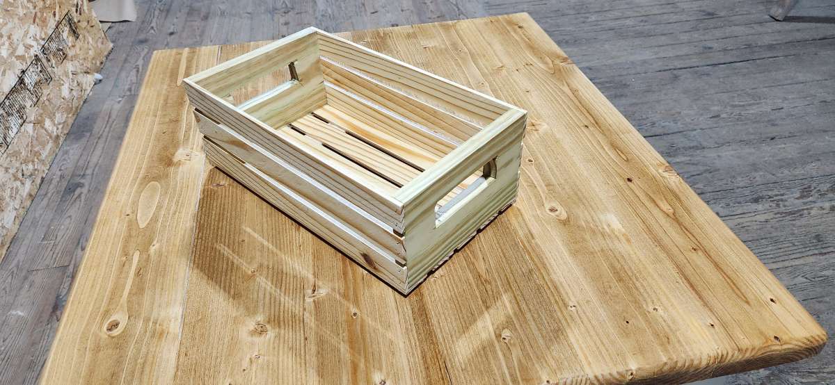 wooden crate