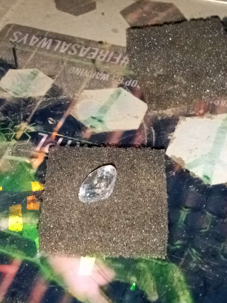 natural European cut diamond