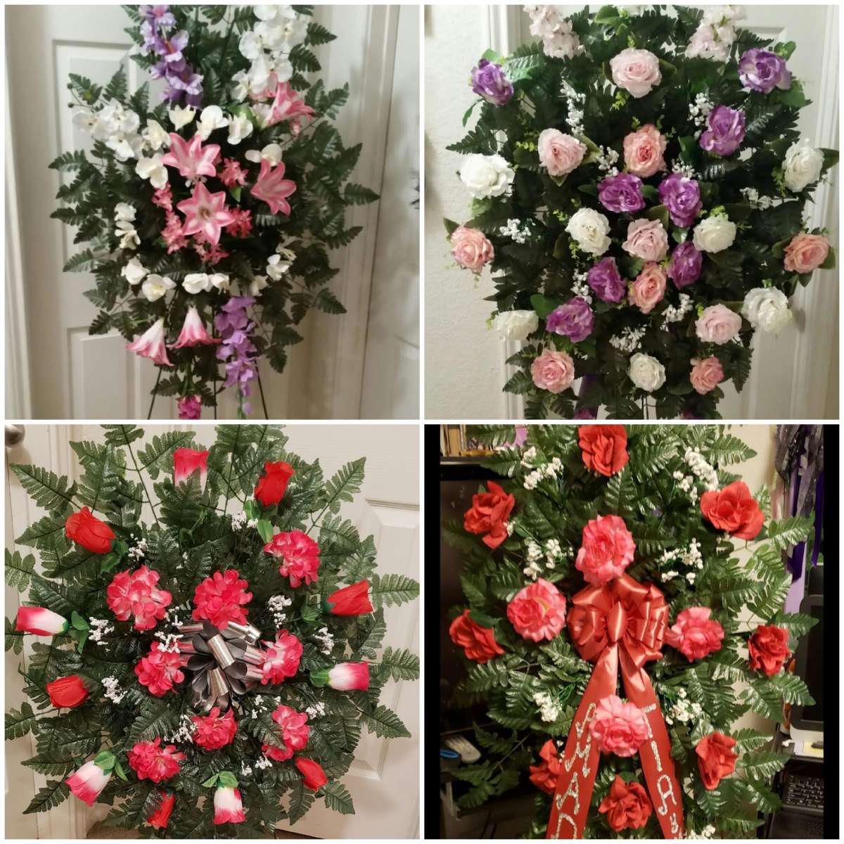 Beautiful 6ft Tall Funeral Floral Arrangements