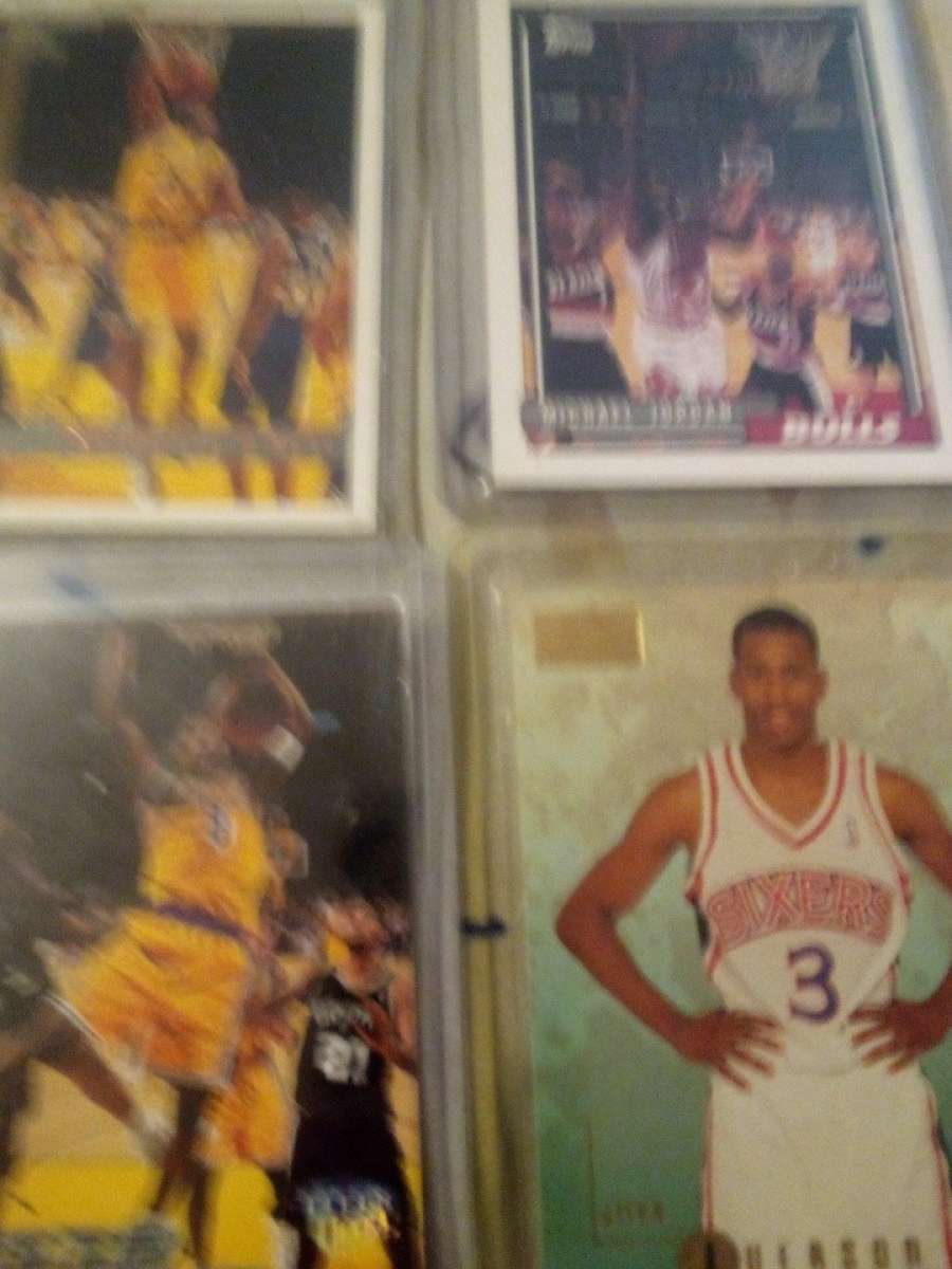 two Hall of Fame basketball players RC cards