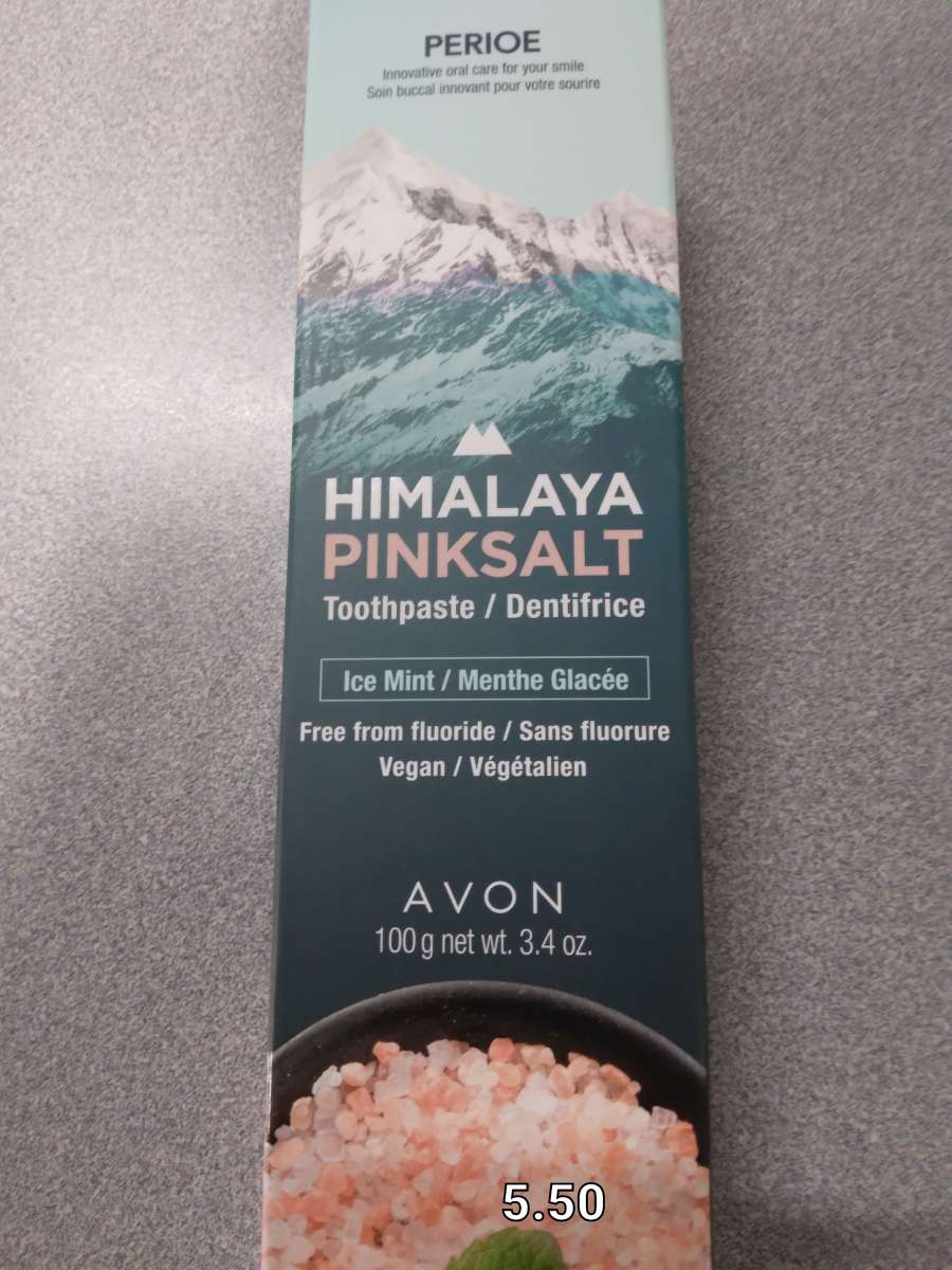Avon pink salt toothpaste
