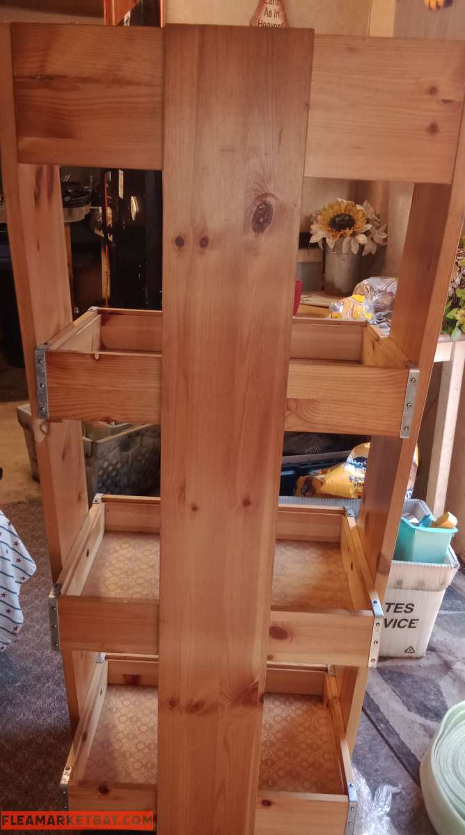 coke cola four tier Wooden shelf