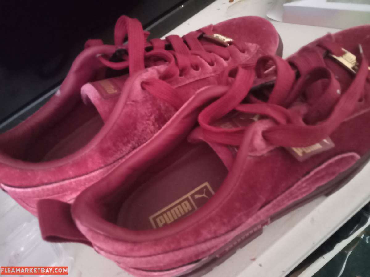 red velvet puma shoes
