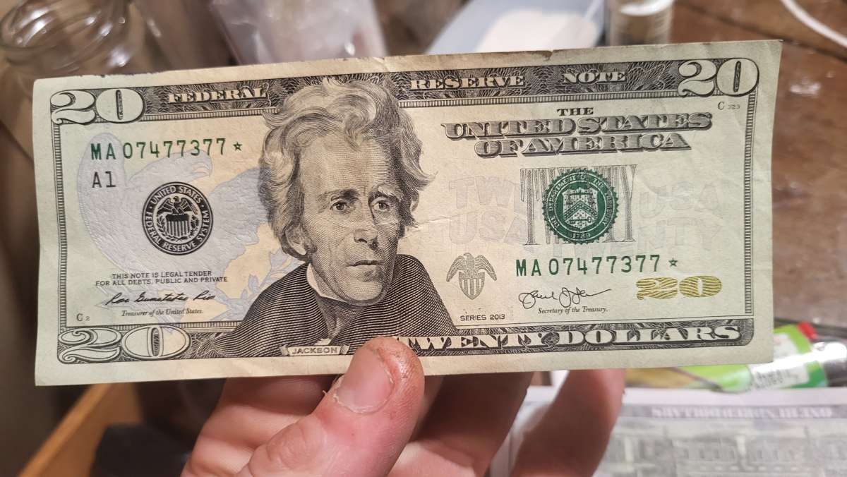 rare 20 doller bill