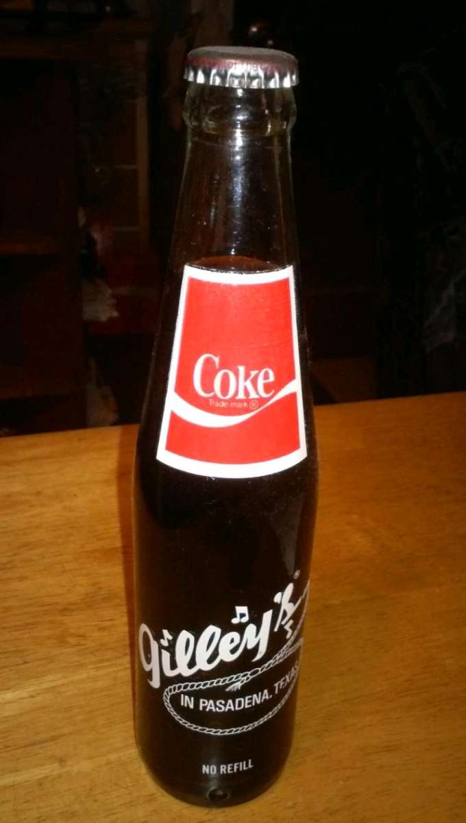 Original 1983 Commemorative Gilley s Coke