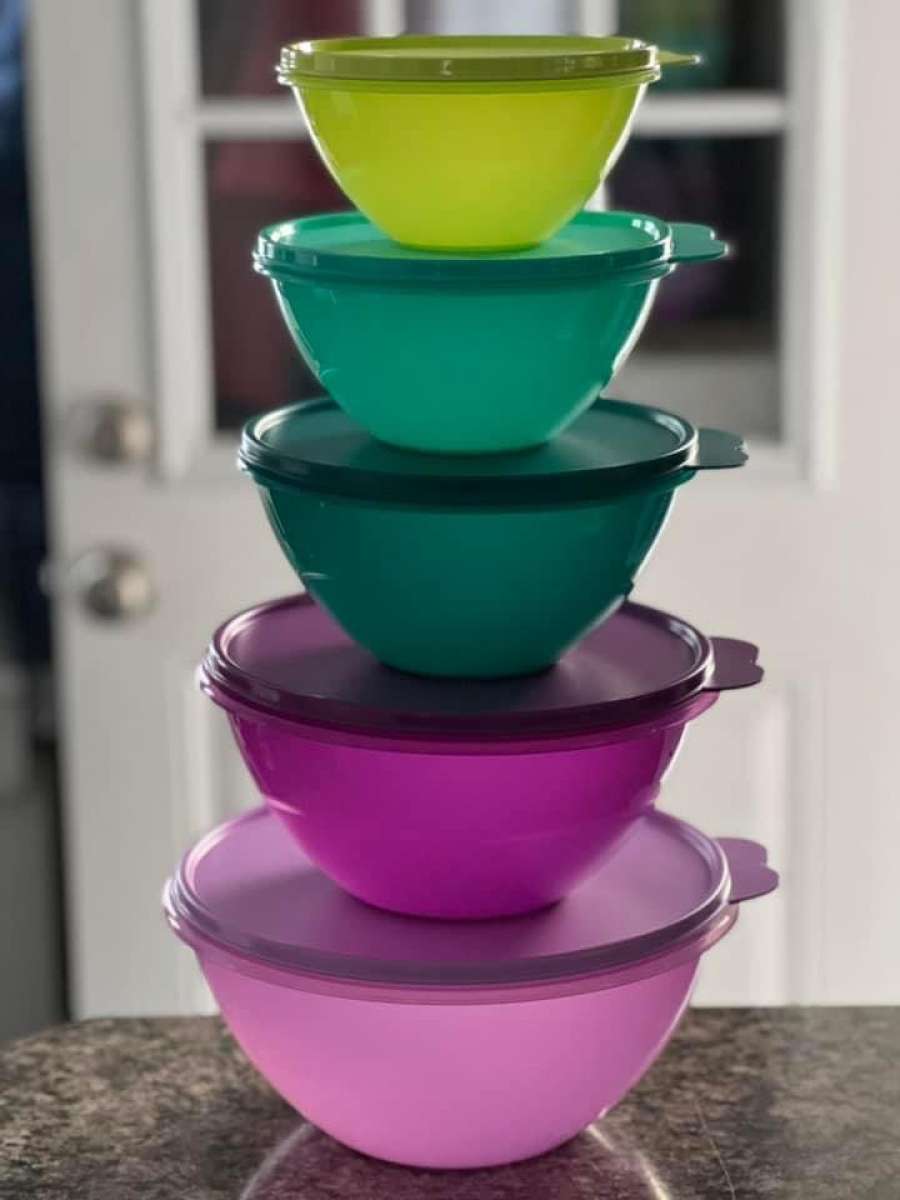 Tupperware Wonderlier 5Pc Bowl Set