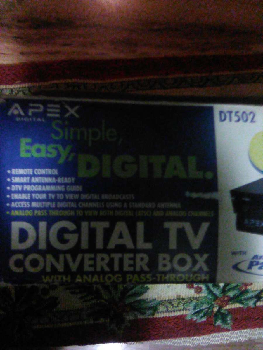 TV converter and signal box