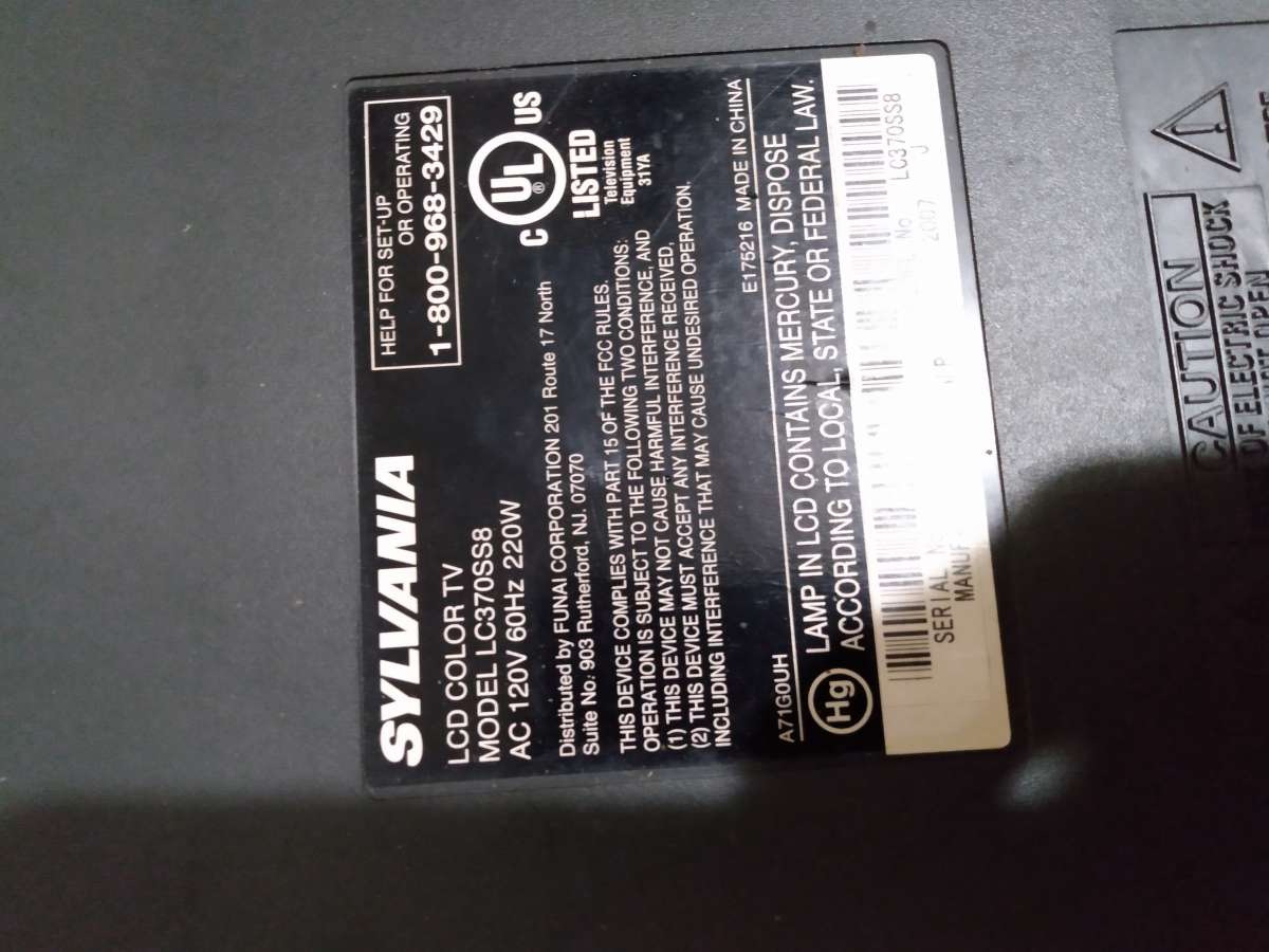 flat screen black tv