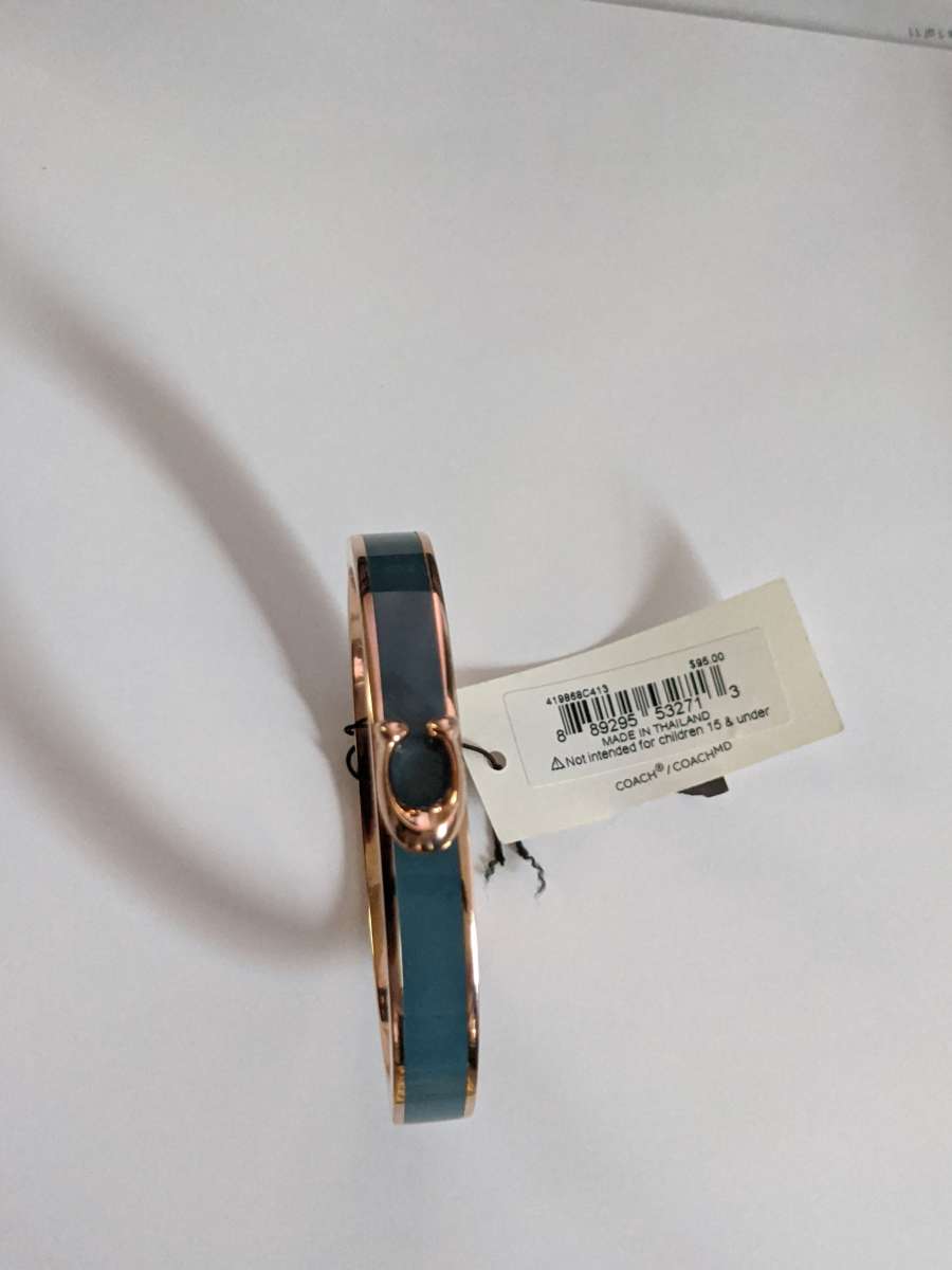 NWT Coach green bracelet