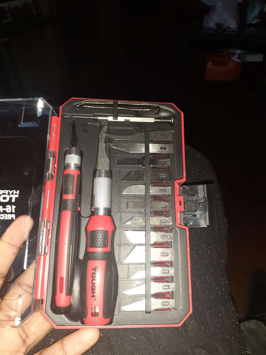 Hyper Tough 16 Piece Precision Knife Set