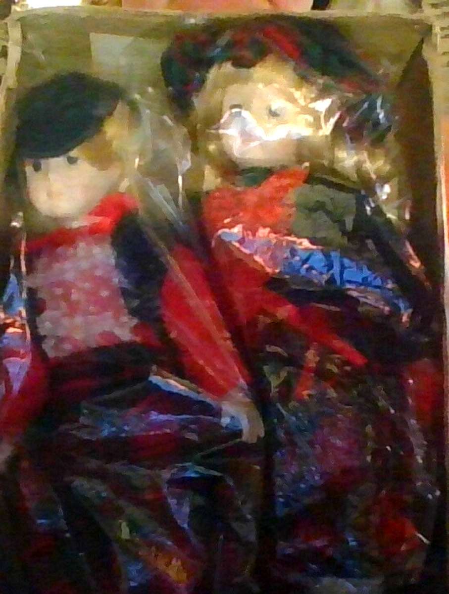 Nicky and Nina Porcelain Dolls Set