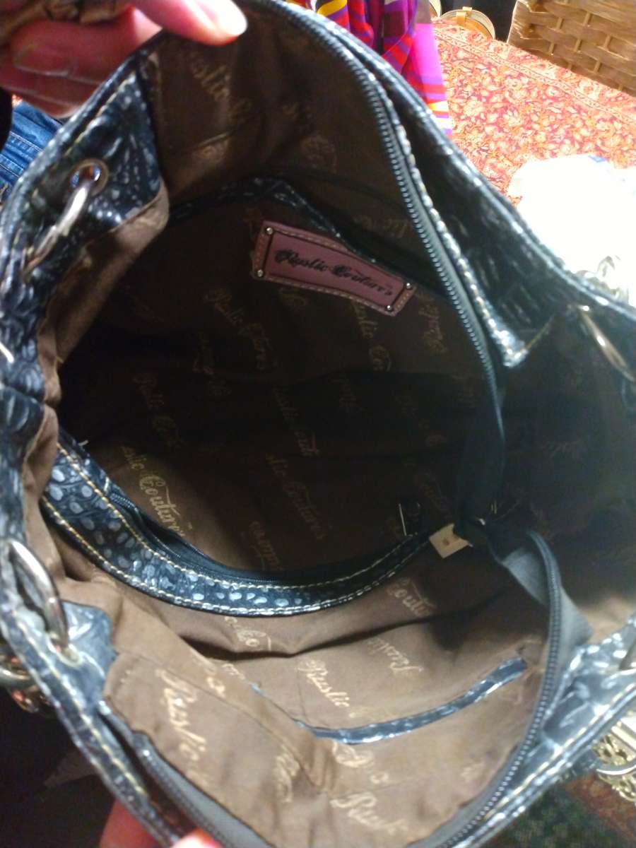 RUSTIC COUTURE PURSE WITH JEWELS